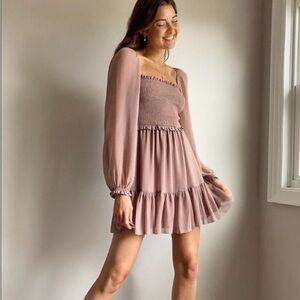 Aritzia Wilfred Tempest Mini Dress